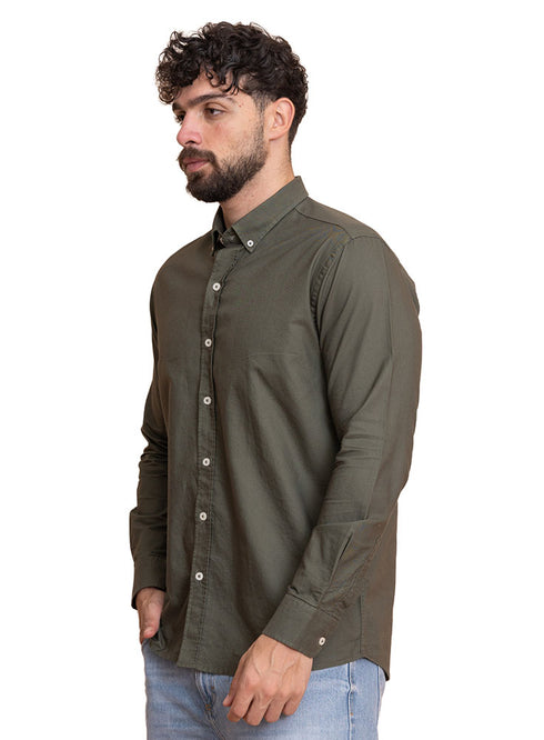 Olive Oxford Shirt